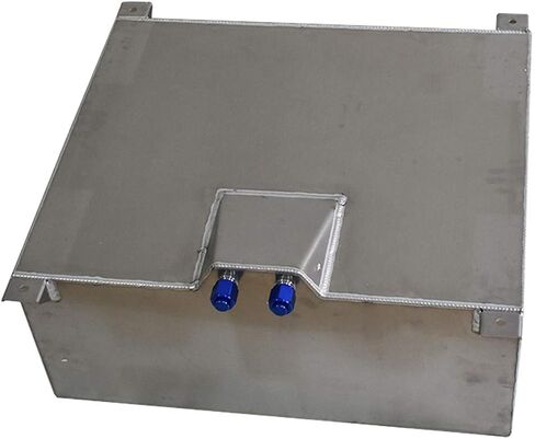 WFLNHB Fuel Cell Tank 20 Gallon Lightweight Polished Aluminum Race Drift w/Level Sender Square Transfer Tank Aluminum 80L Street Drift Strip Fuel Cell Tank in Saudi Arabia