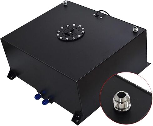 GXYWADY 20 Gallon Race Drift Fuel Cell Cap Tank Aluminum Black + Level Sender Black in Saudi Arabia