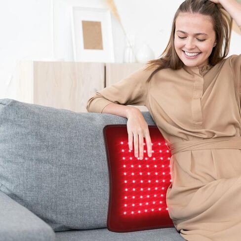 UTK Red Light Therapy for Body, Large Infrared Light Therapy Pad for Deeper Tissue, 24" x 12" Size, 4-Chips-in-1 LEDs with Pulse Mode for Back, Shoulder & Knee in Saudi Arabia