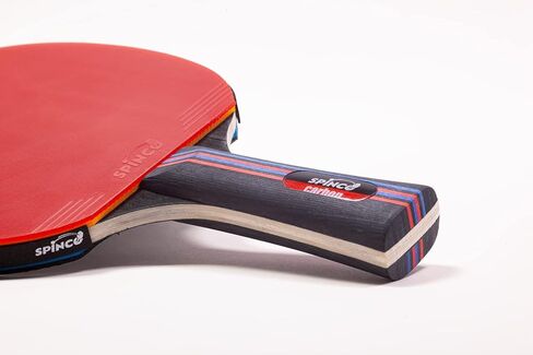 Carbon Pro Ping Pong Paddle Set of 4 | 2 Layer Carbon Blade with 5 ply Wood | Eight 3-Star Premium 40 + ABS Balls | Beautiful Storage Case. in Saudi Arabia