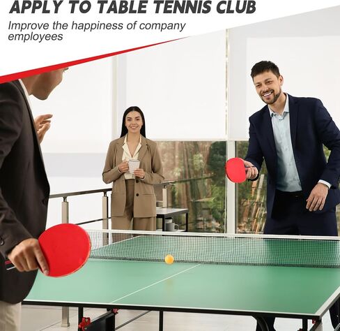 8 Pieces Table Tennis Rackets Bulks Table Tennis Paddle Set Portable Table Tennis Accessories for Indoor Outdoor Games, Kids Adult Sport, with 12 Table Tennis Balls and 4 Storage Bags in Saudi Arabia