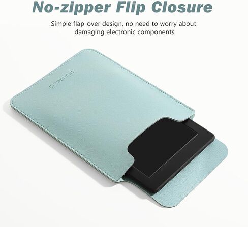 Sleeve Case for 6.8 Inch Kindle Paperwhite 11th/10th Gen 2021/2018, 6" Kindle 11th Gen 2022/10th Gen 2019/8th Gen 2016, Protective Pouch Bag Case for 6" Kobo/Nook eBook, Blue in Saudi Arabia