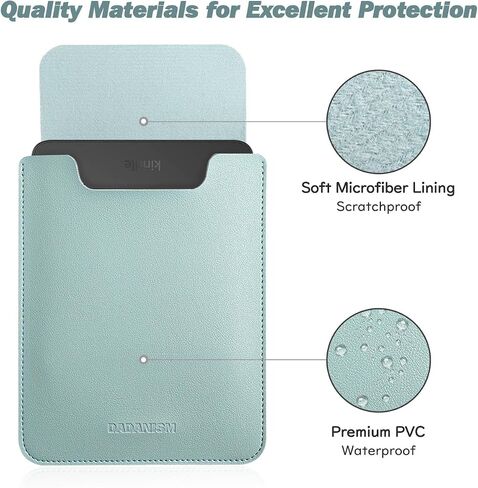 Sleeve Case for 6.8 Inch Kindle Paperwhite 11th/10th Gen 2021/2018, 6" Kindle 11th Gen 2022/10th Gen 2019/8th Gen 2016, Protective Pouch Bag Case for 6" Kobo/Nook eBook, Blue in Saudi Arabia
