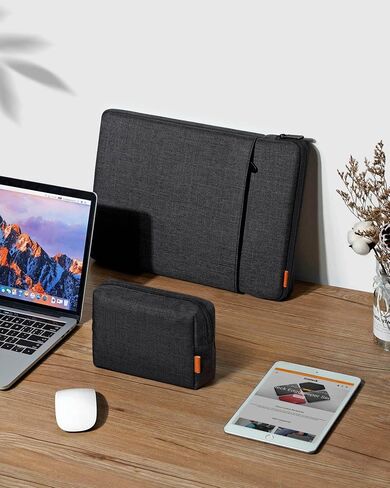 Inateck MacBook Pro 16 Inch Case, 360° Protective Laptop Bag for 16-inch MacBook Pro M3/M2/M1 Pro/Max 2023-2019, 15-inch MacBook Pro 2015/Surface Book 2/Laptop 3, Water-Resistant MacBook Bag, Black in Saudi Arabia