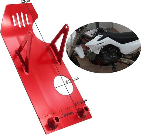 Engine Skid Plate Dirt Pit Bike XR50 CRF50 70 90 110cc 125cc Coolster Taotao SSR (BLACK) in Saudi Arabia