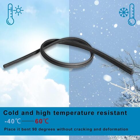 شفرات ممسحة الزجاج الأمامي مقاس 26 بوصة تُعبأ من السيليكون بدون إطار شفرات مساحات 6 مم in Kuwait