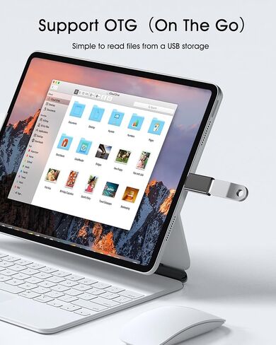 Yoozon USB C to USB Adapter 3 Pack,[Side-by-Side Use]USB Type C Male to USB 3.0 Female OTG Converter,Thunderbolt 4/3 to USB Adapter for iPhone 15 Pro Max Plus,MacBook Pro Air,Samsung Galaxy,iPad,Black in Saudi Arabia