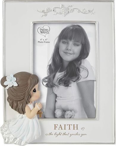 Precious Moments Communion Rosary with Box | Faith is The Light That Guides You Resin Box with Rosary | Communion Gift (Girl) in Saudi Arabia