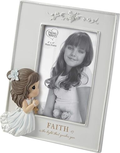 Precious Moments Communion Rosary with Box | Faith is The Light That Guides You Resin Box with Rosary | Communion Gift (Girl) in Saudi Arabia