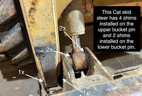 8 قطعة دبوس دلو شيم 90 مللي متر × 5 مللي متر قابل للفصل لكوماتسو هيتاشي فولفو JCB حفارة انزلاقية التوجيه in Kuwait