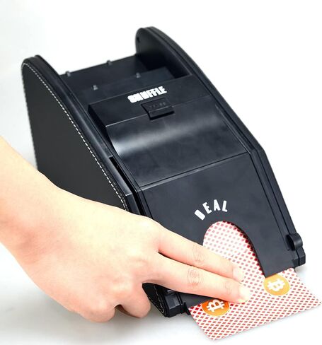 High Eagle Automatic Card Shuffler 2 in 1 Professional Shuffle Deal Machine Electric Casino Shuffling Machine Great for Home Tournament Use in Kuwait