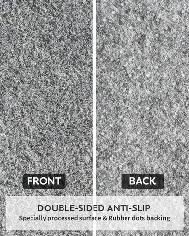 2x3 Double Sided Non Slip Rug Pad Gripper - 1/4" Thick Felt Mat Carpet Padding for Runner Rugs and Hardwood Floors, Non Skid Under Rug Pads Safe for All Floors and Rugs in Saudi Arabia