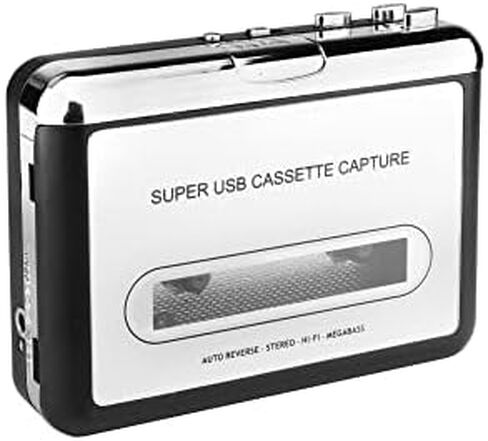 مشغل أشرطة كاسيت، مسجل جهاز Walkman المحمول، أشرطة إلى محول رقمي MP3 مع سماعة رأس، مشغل موسيقى صوت كاسيت قديم in Kuwait