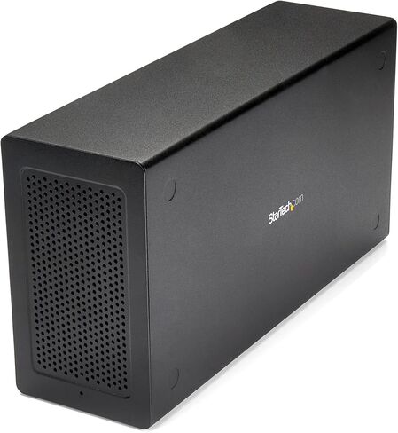 StarTech.com Thunderbolt 3 PCIe Expansion Chassis, External Enclosure W/Dual PCI Express Slots, PCIe Box for Laptops/Desktops/All-in-Ones, 8K/4K Output Via TB3/DP 1.4 (2TBT3-PCIE-ENCLOSURE) in Saudi Arabia