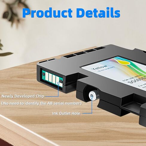 خرطوشة حبر محدثة متوافقة مع طابعة Sawgrass Virtuoso SG500 SG1000، خرطوشة حبر SG500 SG1000 مطورة 3.03 SG500 SG1000 خرطوشة حبر - 2 أسود، 2 سماوي، 2 أرجواني، 2 أصفر - 8 عبوات in Kuwait