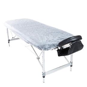LIFESOFT Fitted Massage Table Sheets Waterproof Disposable Bed Cover Pack of 15