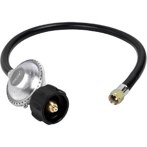 SHINESTAR Universal Gas Grill Regulator and Hose, Replacement for Weber, Charbroil, Nexgrill Grill, Propane Patio Heater and Fire Pit, 2-Foot