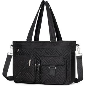 Laptop Bag 15.6'' Large Laptop Tote Bag for Women Work Teacher Bags for Office, Travel, College