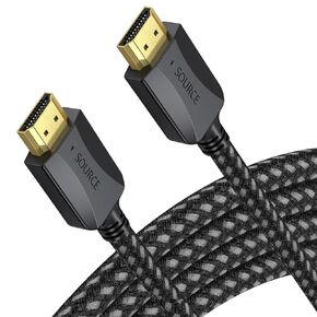 HDMI Extension Cable 6 Feet, 2-Pack HDMI Extender Cable-4K HDMI Male to Female Compatible with Nintendo Switch Xbox One S 360 PS5 PS4 Roku TV Stick Blu Ray Player Google and so on