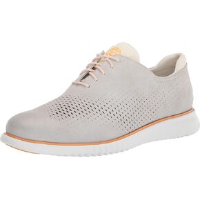 Cole Haan Men's 2.Zerogrand Laser Wing Tip Oxford Lined, Blueberry/Pavement/Ensign Blue, 12