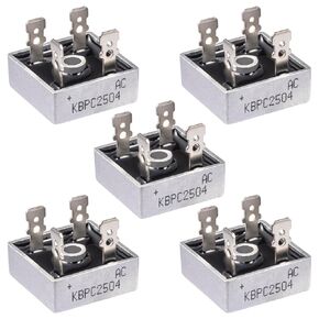 KBPC3510 Bridge Rectifier Diode 35A 1000V KBPC 3510 Electronic Silicon Mini Rectofier Diodes Ac to Dc 35 Amp 1000 Volt 4-Pin(Pack of 5Pcs)