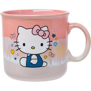 Silver Buffalo Yellowstone Dutton Ranch Reactive Glaze Ceramic Camper Mug, 20 Ounces