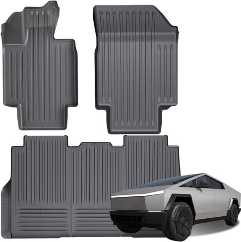 Truck Bed Mat Compatible with Tesla Cybertruck 2024 Cargo Bed Liner Floor Mat All-Weather High-Coverage TPE Protector Accessories in Saudi Arabia