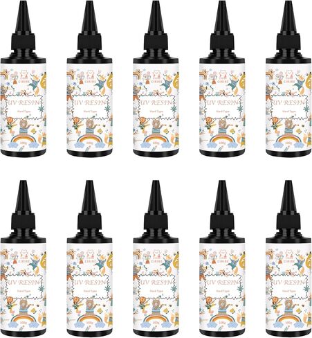3x50g Hard Type UV Resin Kit, CIRIRE Upgraded Crystal Clear Fast Curing Epoxy Resin, 150g UV Resin Supplies for DIY Craft and Decoration Making in Saudi Arabia