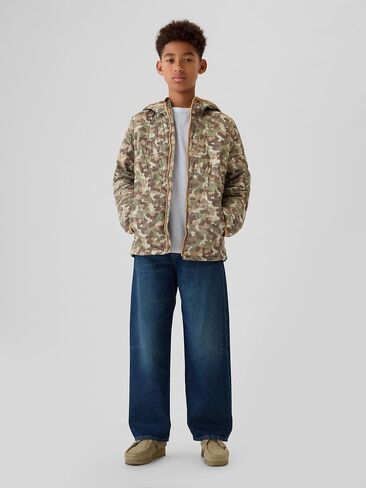 GAP Boys' Logo Lightweight Puffer Jacket in Saudi Arabia