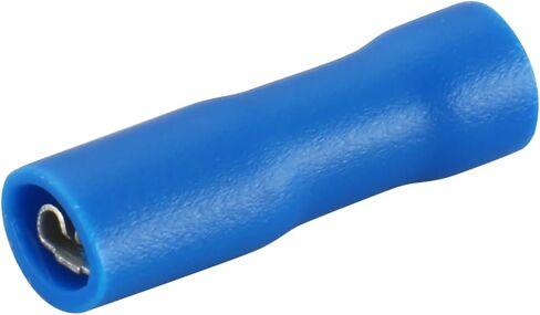 Baomain 0.11“ Blue Female Insulated Spade Wire Connector Electrical Crimp Terminal 16-14 AWG 2.8 x 0.5mm (100PCS) in Saudi Arabia
