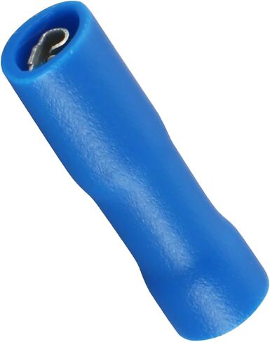 Baomain 0.11“ Blue Female Insulated Spade Wire Connector Electrical Crimp Terminal 16-14 AWG 2.8 x 0.5mm (100PCS) in Saudi Arabia