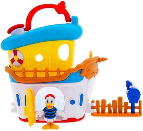 Disney Store Official Mickey Mouse Clubhouse Toys Play Set - Interactive Playhouse Junior Mickey Mouse Toys - Poseable Mickey & Pluto Figures, 13-Piece Set, Perfect for Toddlers in Saudi Arabia