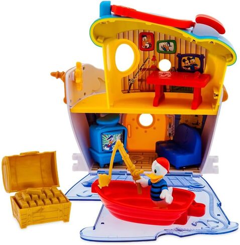 Disney Store Official Mickey Mouse Clubhouse Toys Play Set - Interactive Playhouse Junior Mickey Mouse Toys - Poseable Mickey & Pluto Figures, 13-Piece Set, Perfect for Toddlers in Saudi Arabia
