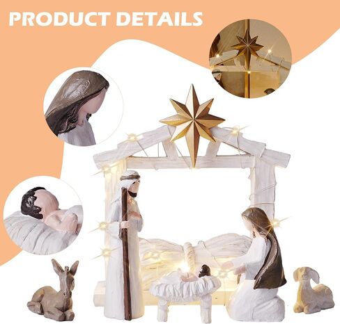 NEROSUN Praying Angel Figurine, 7 Inch Resin Angel Wing Praying Sculpture with Candle Holder, Guardian Angel Statue for Christmas Home Decor Ornament Women Gifts in Saudi Arabia