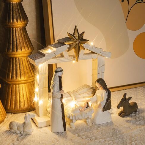 NEROSUN Praying Angel Figurine, 7 Inch Resin Angel Wing Praying Sculpture with Candle Holder, Guardian Angel Statue for Christmas Home Decor Ornament Women Gifts in Saudi Arabia
