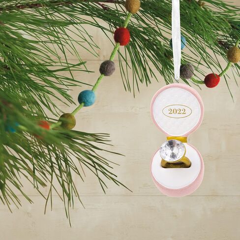 Hallmark Engagement Ring in Green Box 2024 Christmas Ornament in Saudi Arabia