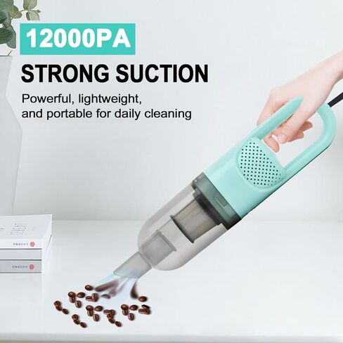 Cordless Vacuum Cleaner, 2-in-1 Lightweight Stick Vacuum w/100W Powerful Motor & Led Display, Portable Handheld Vacuum for Home Hard Floor Carpet Pet Hair, Pink in Saudi Arabia