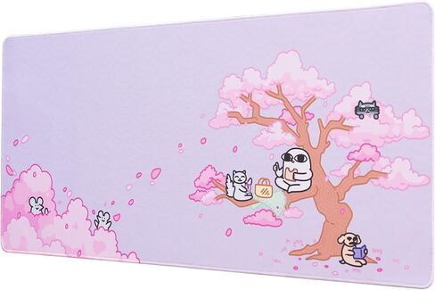 K Pop Kawaii Mouse Pad XXL 31.5" x 13.78" Non-Slip Rubber Base Mouse Pad, Gaming Mouse Pad, Keyboard Mouse Mat in Kuwait