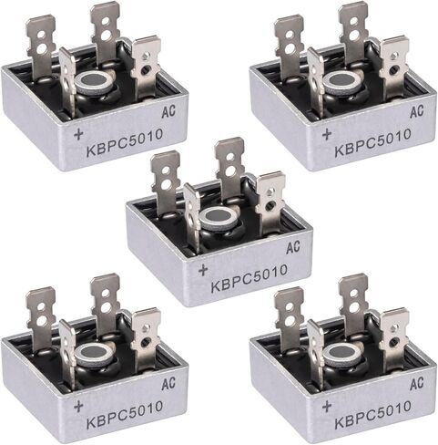 KBPC3510 Bridge Rectifier Diode 35A 1000V KBPC 3510 Electronic Silicon Mini Rectofier Diodes Ac to Dc 35 Amp 1000 Volt 4-Pin(Pack of 5Pcs) in Saudi Arabia