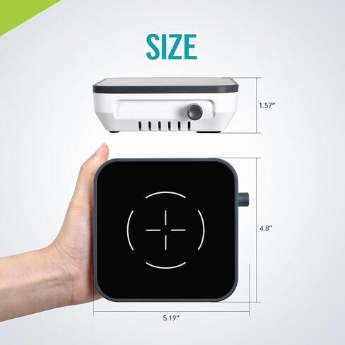 LICHEN Mini Magnetic Stirrer Hot Plate 300-1500rpm, Max Solution Heating 45℃(113℉), 110V Magnetic Hotplate Mixer with Stir Bar in Saudi Arabia