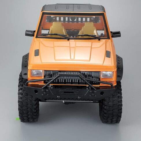 RC الزاحف الجسم الكابينة وهيكل نصف قفص خلفي لـ 1/10 RC الزاحف TRX4 SCX10 90046 AT4 Redcat GEN 8 Scout II (أصفر) in Saudi Arabia