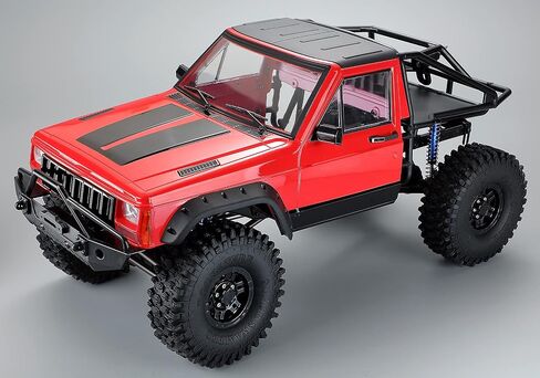 RC الزاحف الجسم الكابينة وهيكل نصف قفص خلفي لـ 1/10 RC الزاحف TRX4 SCX10 90046 AT4 Redcat GEN 8 Scout II (أصفر) in Saudi Arabia