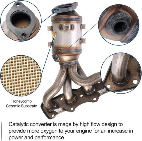 Catalytic Converter Replacement for Honda Accord 2008 2009 2010 2011 2012 Compatible with Acura TSX 2009-2014 L4 2.4L Replaces 641499, 674968 in Saudi Arabia