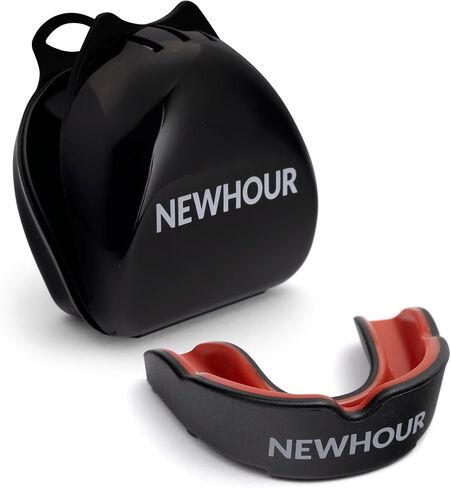 Sports Mouth Guard for Boxing, MMA, UFC, Muay Thai, Football, Lacrosse and Hockey - Men and Women Mouthguard for Adults, Youth and Kids with a Protective Breathable Case (Basil) in Kuwait