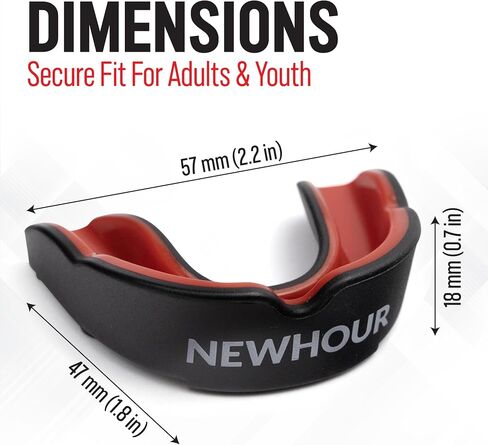 Sports Mouth Guard for Boxing, MMA, UFC, Muay Thai, Football, Lacrosse and Hockey - Men and Women Mouthguard for Adults, Youth and Kids with a Protective Breathable Case (Basil) in Kuwait