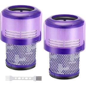 for Dyson V11 Torque Drive Cordless Vacuum Cleaner Replacement Filters Parts, Compatible with Dyson V11 SV14 Animal and V15 Detect Cordless Vacuum Models Filter, Compare to Part No. 970013-02 (4 Pack)