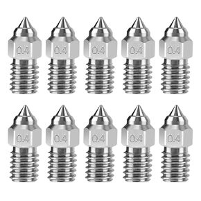 3D Printer Brass Nozzles Kit for Ender 3 V3 SE, 3D Printer 10PCS High Speed 0.4mm Nozzles Kit for Creality 3D Printer Ender 3 V3 SE, Ender 5 S1, Ender 7, Spider 1.0 Hotend