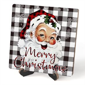 Christmas Desk Decor Sign, Christmas Decorations Indoor, Looks Great Little Full Lotta Sap Sign For Home Room Table Shelf, Winter Christmas Gifts For Family Friend Coworker, Wooden Sign With Stand,