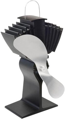 AirMax, Classic Styled, Heat Powered Wood Stove Fan, 175 CFM, 812AMXBX, Large-Sized, 9" Blade, Black in Saudi Arabia