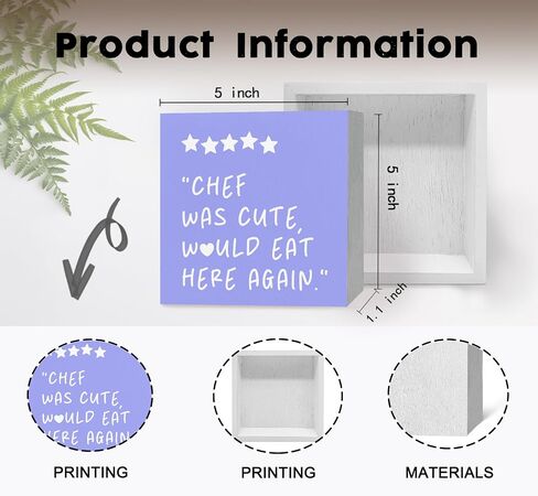 Chef Was Cute Would Eat Here Again Sign Pink, Pink Kitchen Home Decor Sign, Cute Preppy Kitchen Decor Wood Sign Home Decor for Girly Dining Room Restaurant in Saudi Arabia